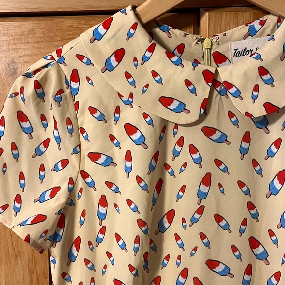 Taylor and Twirl - Firecracker Bomb Pop Print Dress - Picture 2 of 5